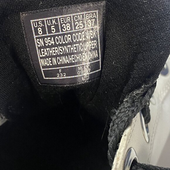 SKECHERS Women Hi Lite Lace Up Sneakers Size 8 White Y2K Casual Everyday S-7 - Picture 8 of 9